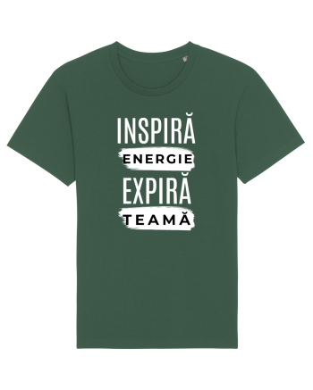 Yoga - inspira energie, expira teama Bottle Green
