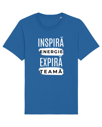 Yoga - inspira energie, expira teama Royal Blue
