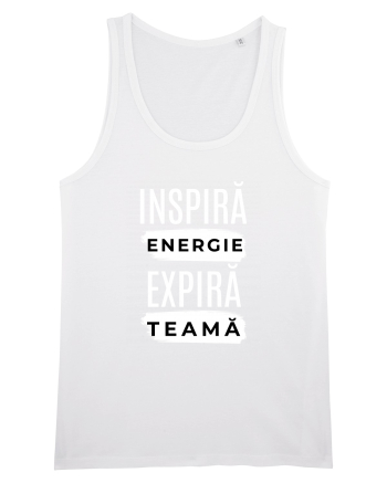 Yoga - inspira energie, expira teama White