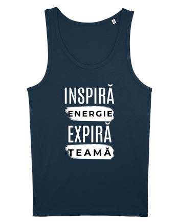 Yoga - inspira energie, expira teama Navy