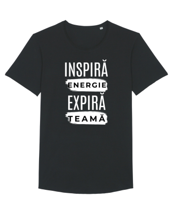 Yoga - inspira energie, expira teama Black