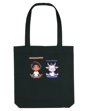 MMMOOO - OOOMMM - MEDITATIE - YOGA Black