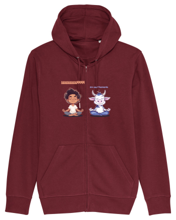 MMMOOO - OOOMMM - MEDITATIE - YOGA Burgundy