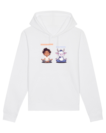 MMMOOO - OOOMMM - MEDITATIE - YOGA White