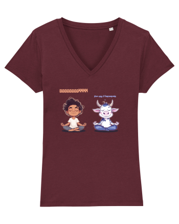 MMMOOO - OOOMMM - MEDITATIE - YOGA Burgundy