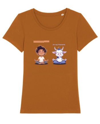 MMMOOO - OOOMMM - MEDITATIE - YOGA Roasted Orange