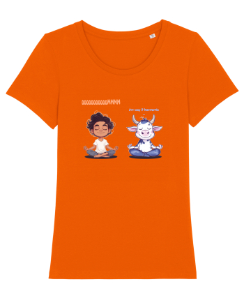 MMMOOO - OOOMMM - MEDITATIE - YOGA Bright Orange