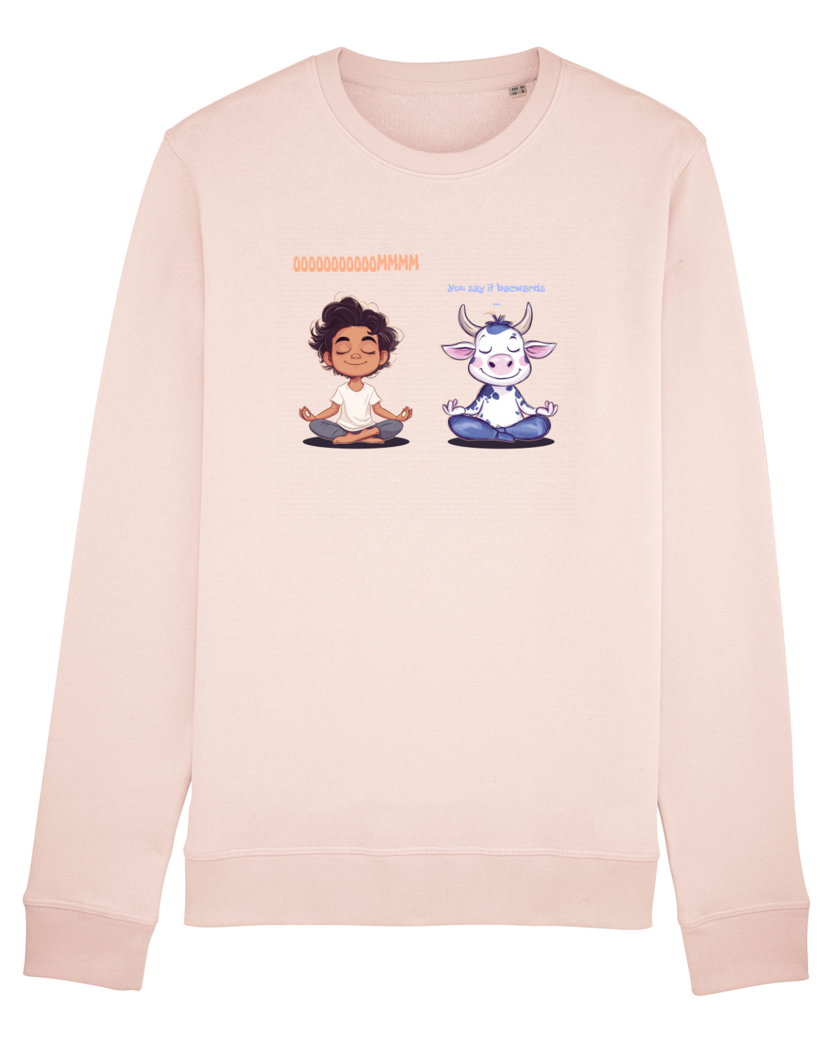 Bluză mânecă lungă Unisex Rise Candy Pink