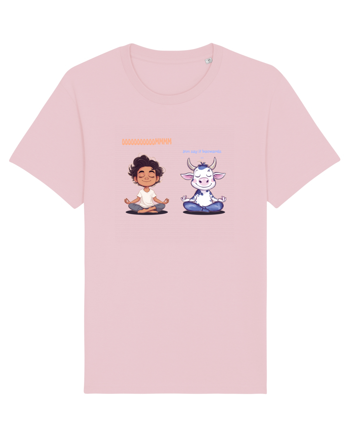 Tricou mânecă scurtă Unisex Rocker Cotton Pink