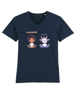 MMMUUU - AUUMMM - MEDITATIE - YOGA Tricou mânecă scurtă guler V Bărbat Presenter