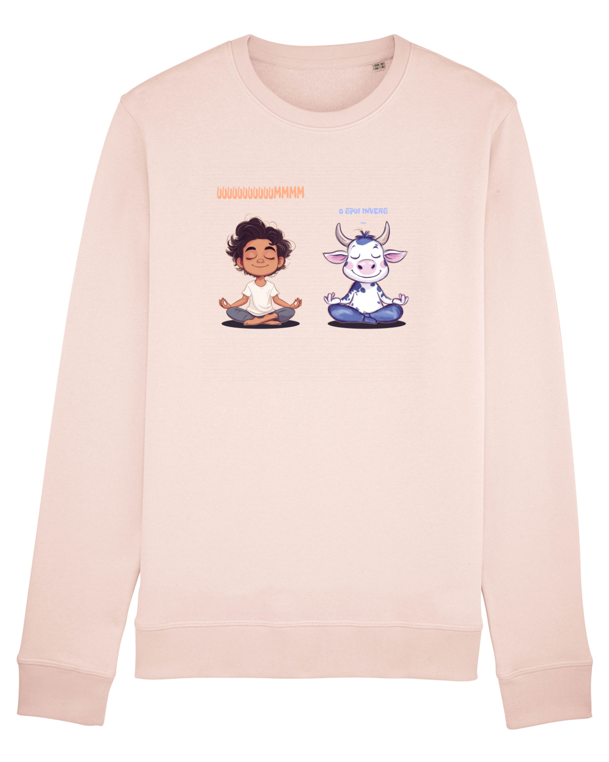 Bluză mânecă lungă Unisex Rise Candy Pink