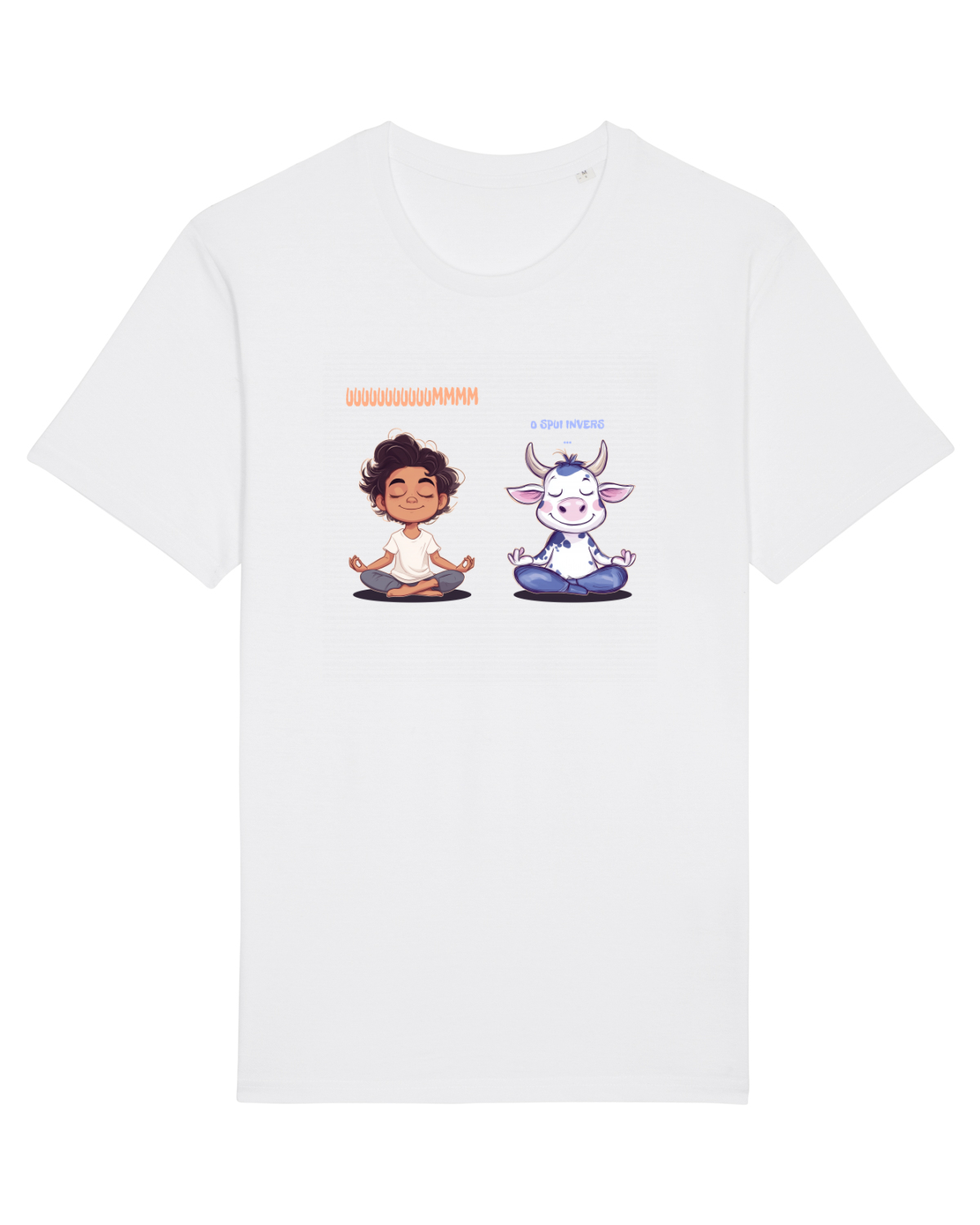 Tricou mânecă scurtă Unisex Rocker White