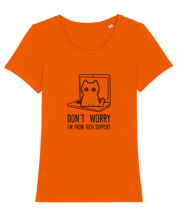 DON`T WORRY, I`M FROM TECH SUPPORT Bright Orange