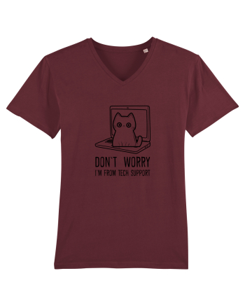 DON`T WORRY, I`M FROM TECH SUPPORT Burgundy