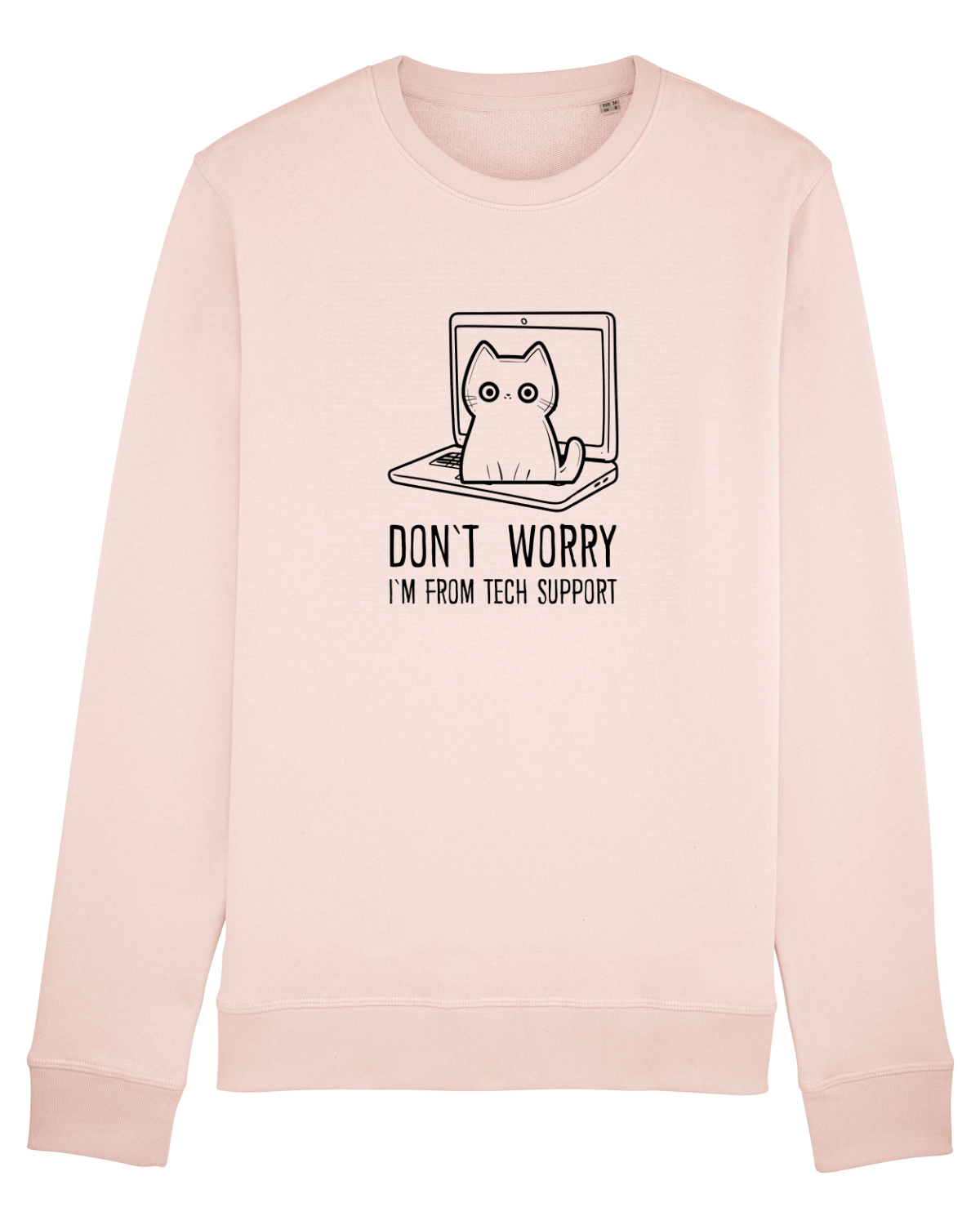 Bluză mânecă lungă Unisex Rise Candy Pink