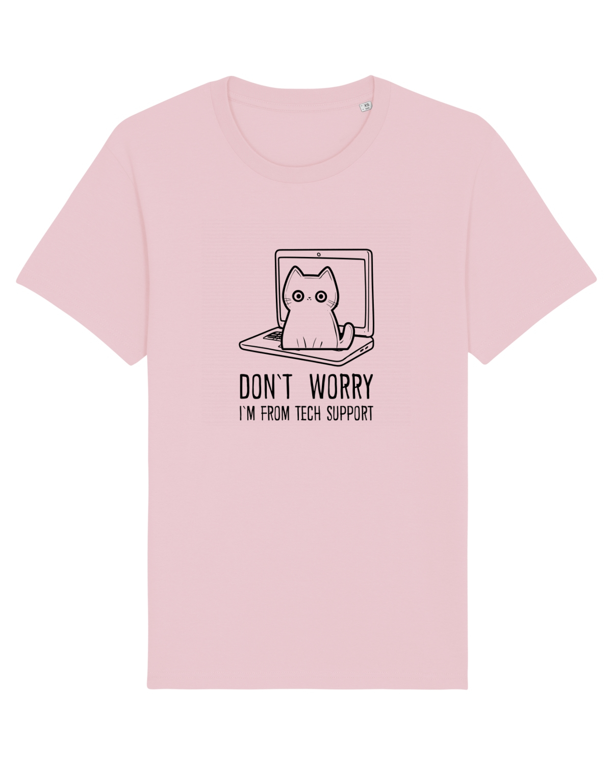 Tricou mânecă scurtă Unisex Rocker Cotton Pink