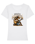 Chitarista - Asculta-mi povestea Tricou mânecă scurtă guler larg fitted Damă Expresser