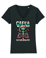 Extraterestru cafengiu Tricou mânecă scurtă guler V Damă Evoker