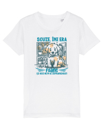 Cu cateii- scuze îmi era foame și nici nu m-ai supravegheat Tricou mânecă scurtă  Copii Mini Creator