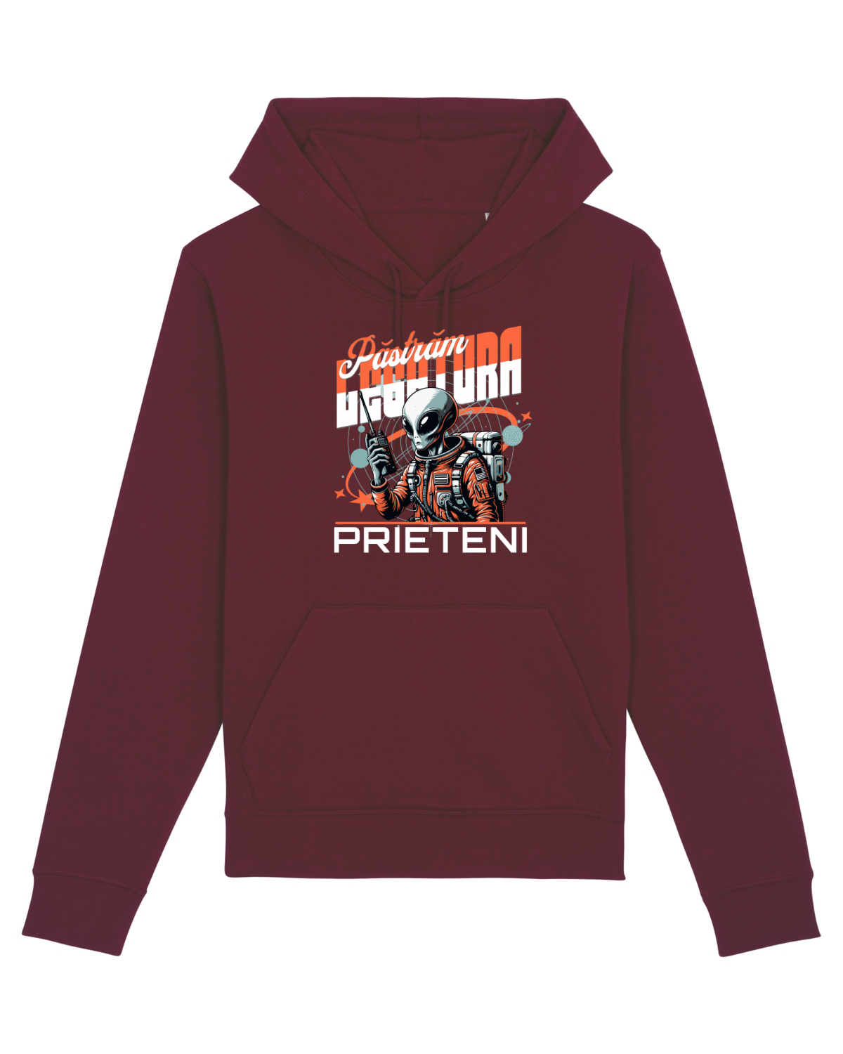 Hanorac Unisex Drummer Burgundy