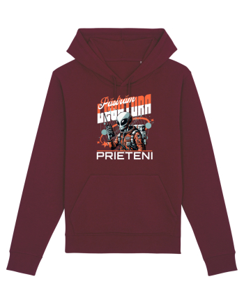 Pastram legatura prieteni - Un extraterestru prietenos Burgundy