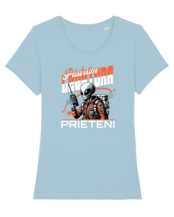 Pastram legatura prieteni - Un extraterestru prietenos Sky Blue