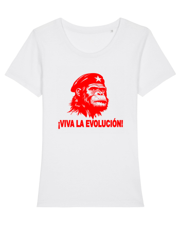 VIVA LA EVOLUCION - CHE GUEVARA - CIMPANZEU White