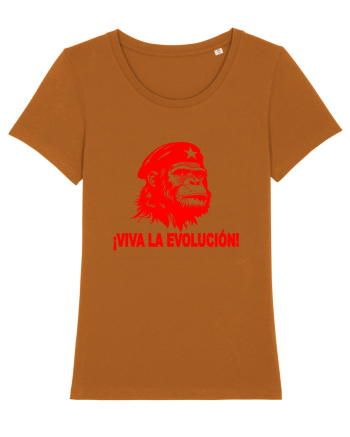 VIVA LA EVOLUCION - CHE GUEVARA - CIMPANZEU Roasted Orange