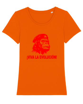 VIVA LA EVOLUCION - CHE GUEVARA - CIMPANZEU Bright Orange
