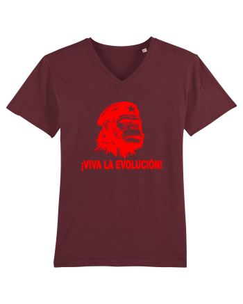 VIVA LA EVOLUCION - CHE GUEVARA - CIMPANZEU Burgundy