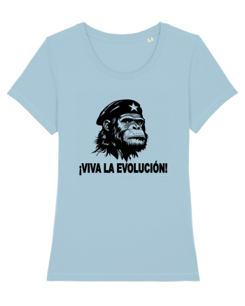 VIVA LA EVOLUCION - CHE GUEVARA - CIMPANZEU 2 Sky Blue