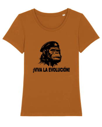 VIVA LA EVOLUCION - CHE GUEVARA - CIMPANZEU 2 Roasted Orange