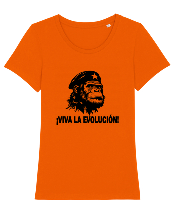 VIVA LA EVOLUCION - CHE GUEVARA - CIMPANZEU 2 Bright Orange