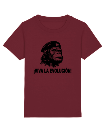 VIVA LA EVOLUCION - CHE GUEVARA - CIMPANZEU 2 Burgundy