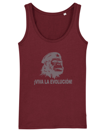 VIVA LA EVOLUCION - CHE GUEVARA - CIMPANZEU 3 Burgundy