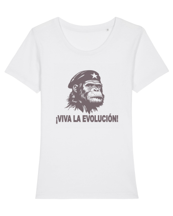 VIVA LA EVOLUCION - CHE GUEVARA - CIMPANZEU 3 White