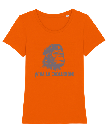 VIVA LA EVOLUCION - CHE GUEVARA - CIMPANZEU 3 Bright Orange