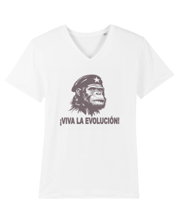 VIVA LA EVOLUCION - CHE GUEVARA - CIMPANZEU 3 White