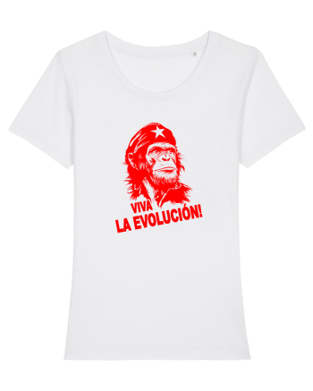 VIVA LA EVOLUCION - CHE GUEVARA - CIMPANZEU 4 White