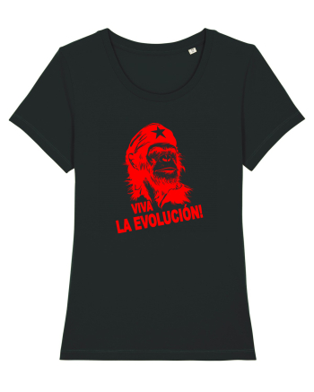 VIVA LA EVOLUCION - CHE GUEVARA - CIMPANZEU 4 Black
