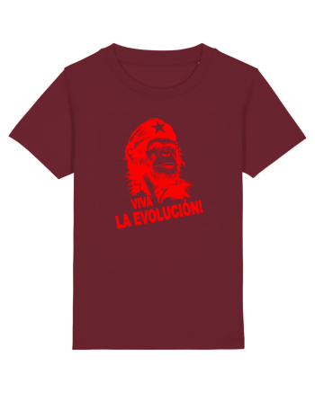 VIVA LA EVOLUCION - CHE GUEVARA - CIMPANZEU 4 Burgundy
