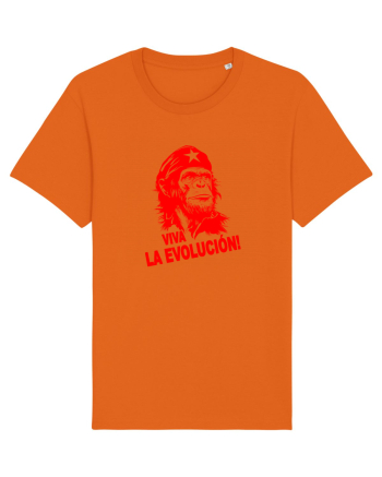 VIVA LA EVOLUCION - CHE GUEVARA - CIMPANZEU 4 Bright Orange