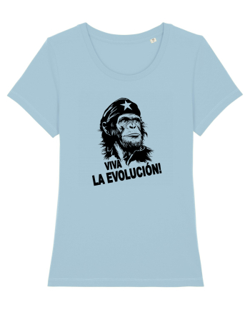 VIVA LA EVOLUCION - CHE GUEVARA - CIMPANZEU 5 Sky Blue