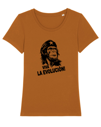 VIVA LA EVOLUCION - CHE GUEVARA - CIMPANZEU 5 Roasted Orange