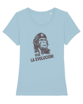 VIVA LA EVOLUCION - CHE GUEVARA - CIMPANZEU 6 Sky Blue