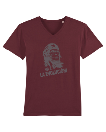 VIVA LA EVOLUCION - CHE GUEVARA - CIMPANZEU 6 Burgundy