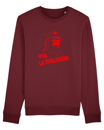 VIVA LA EVOLUCION - CHE GUEVARA - CIMPANZEU 7 Burgundy