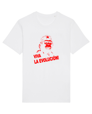 VIVA LA EVOLUCION - CHE GUEVARA - CIMPANZEU 7 White