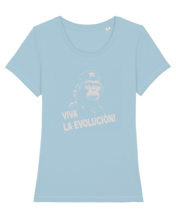VIVA LA EVOLUCION - CHE GUEVARA - CIMPANZEU 8 Sky Blue