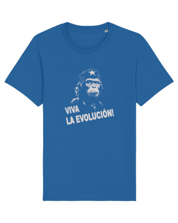 VIVA LA EVOLUCION - CHE GUEVARA - CIMPANZEU 8 Royal Blue
